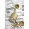 Kingston Brass KBX8133BX Three-Handle Tub and Shower Faucet, Antique Brass KBX8133BX - alternate 3